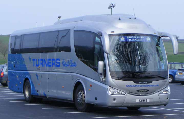 Turners Scania K114EB Irizar PB 73WAE